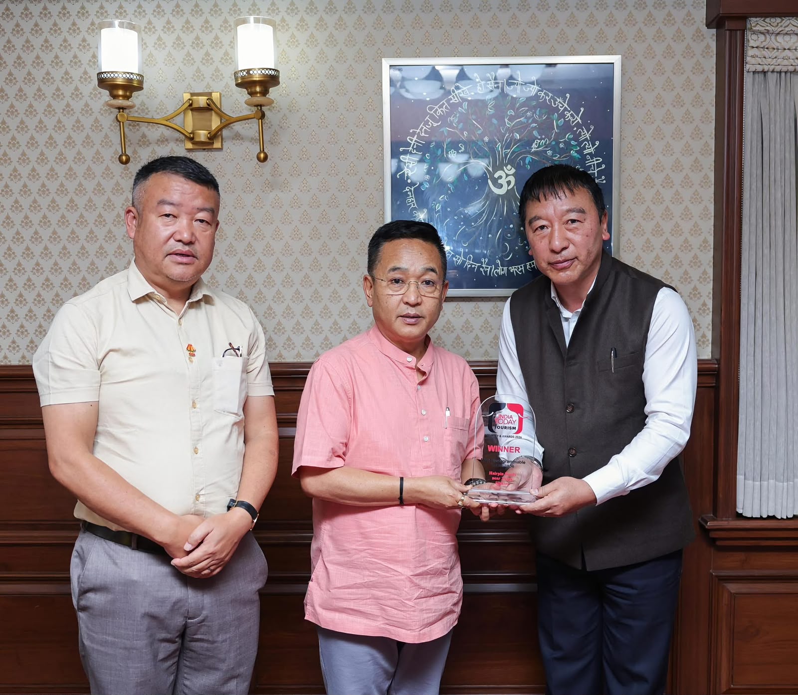 Chief Minister Congratulates Sikkim Tourism on Winning India Today Tourism Award 2026